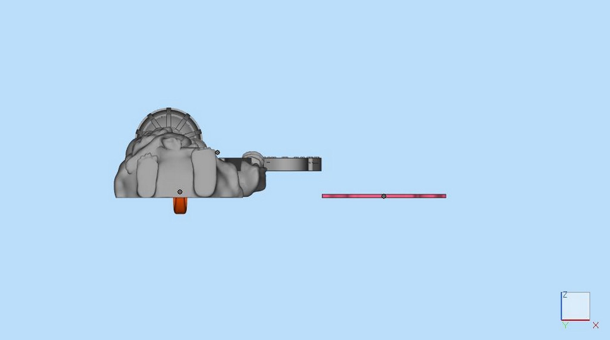 Santa Muerte Pendant 3D print model_15