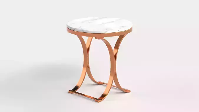 Table 4 Modern Marble Top Side Table