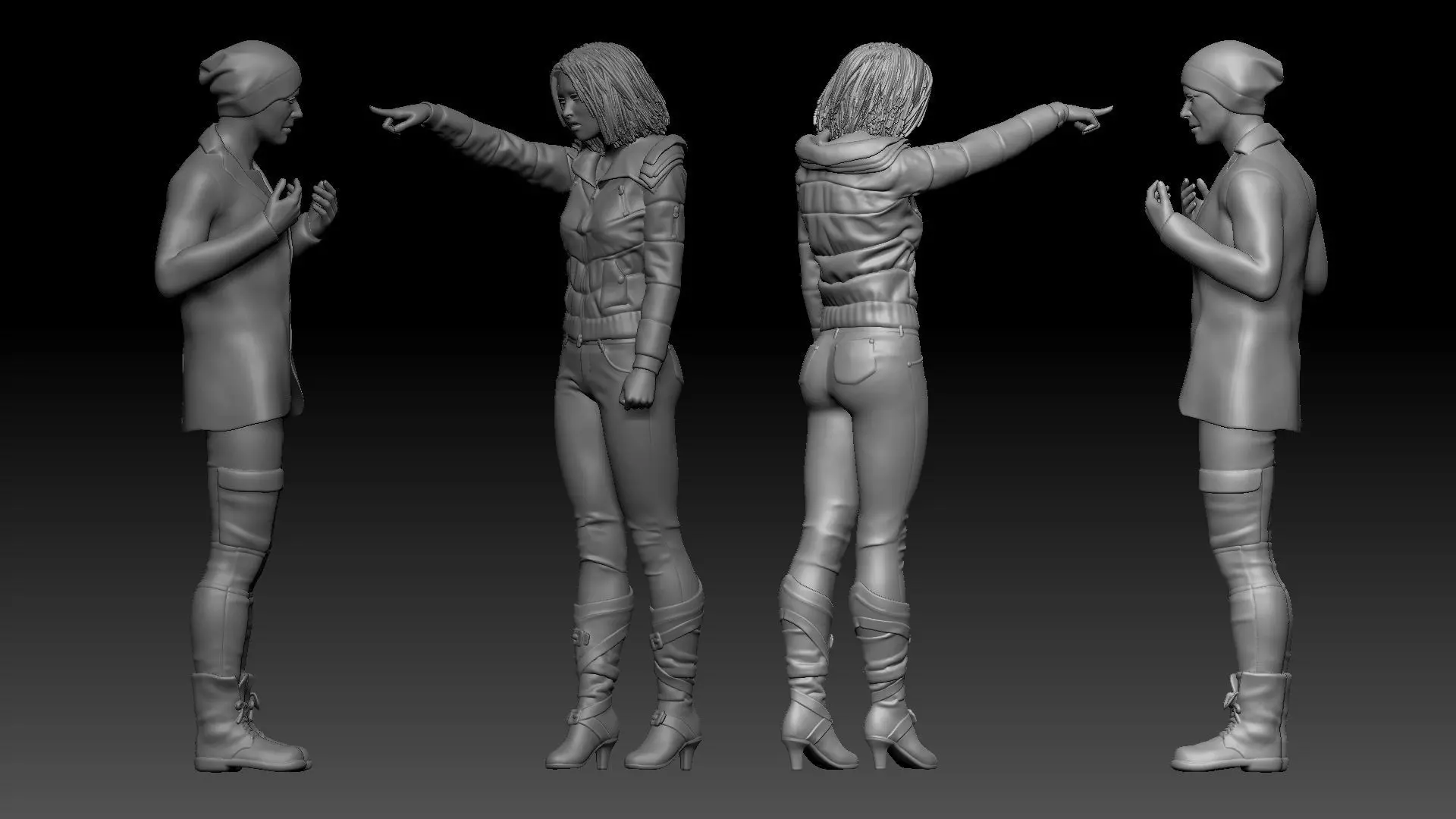 couple argument 2 3D print model_0