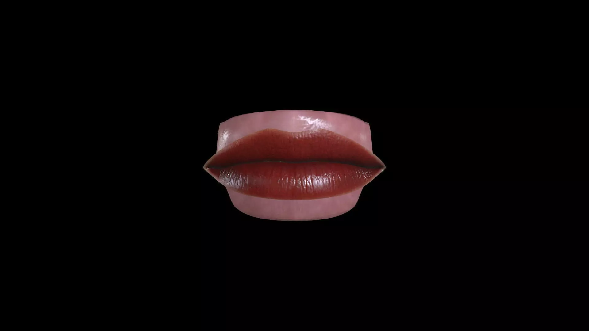 TMTH-005 Rigged Woman Mouth 3D model