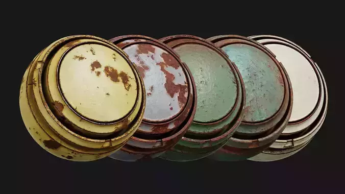 Painted Metal Substance Smart Materials - Vol 1