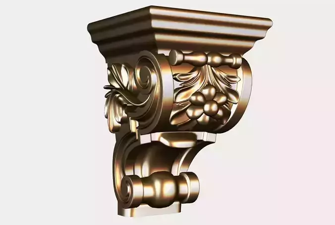 Carved corbel for cnc 1