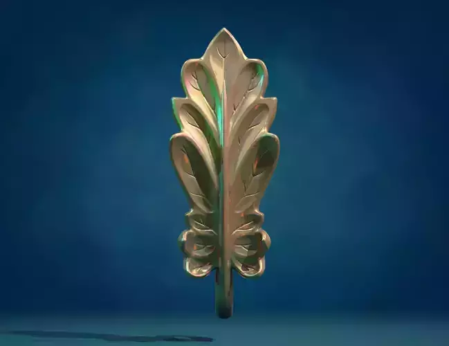 Daisy leaf 3D print model