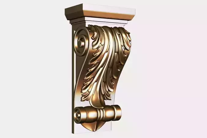 Carved corbel for cnc 4
