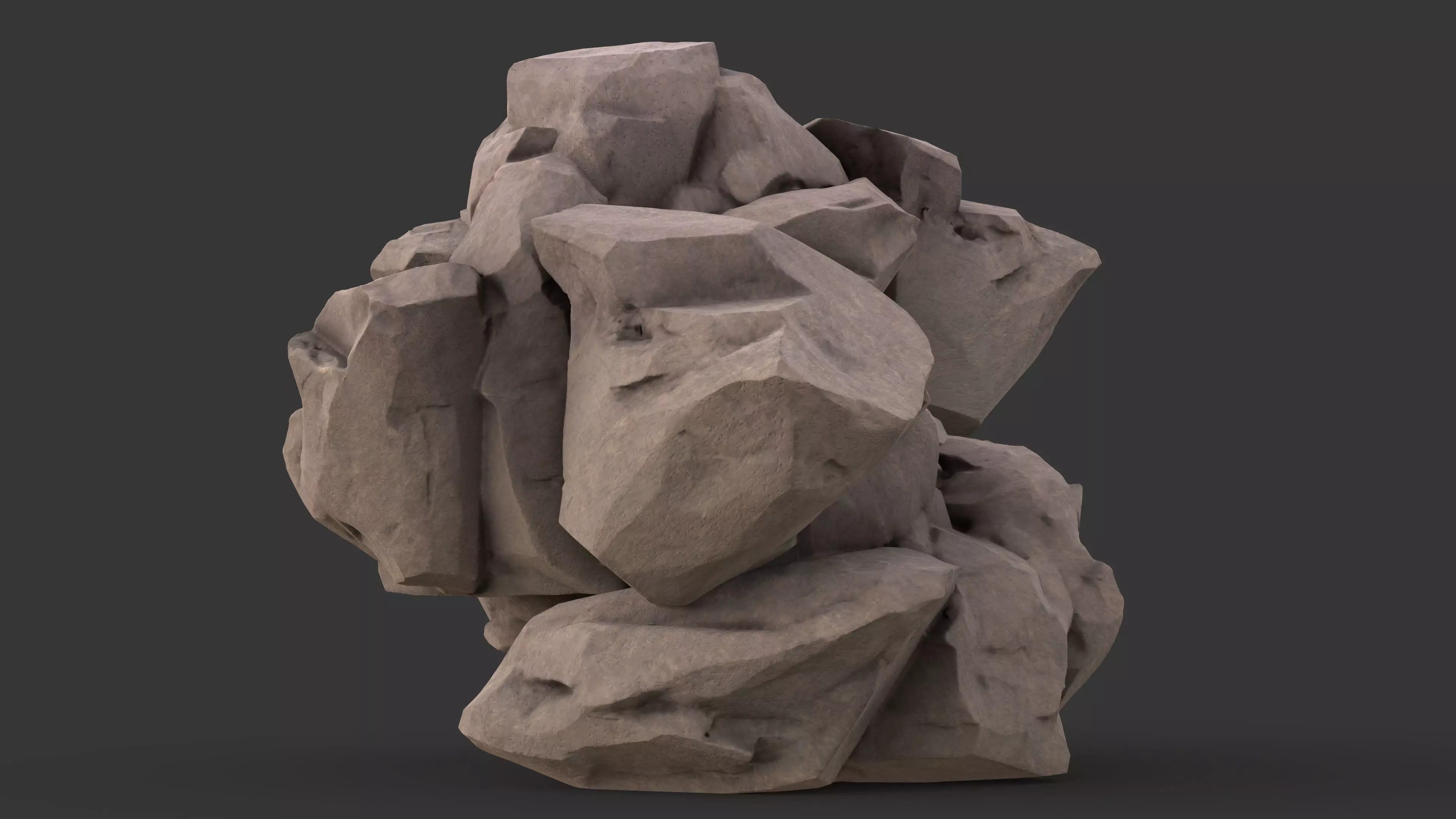 Big Desert rock 3D model_0