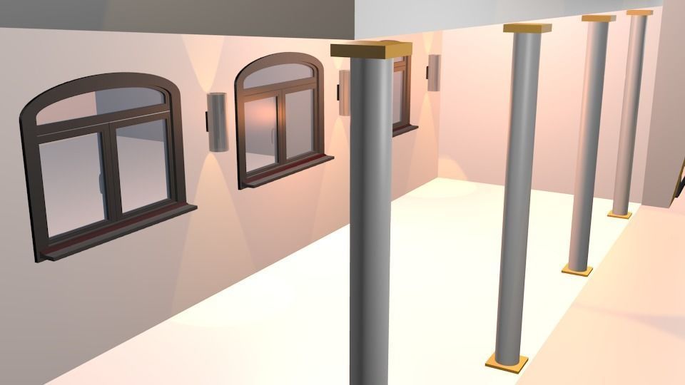 Futuristic Home 3D model_6