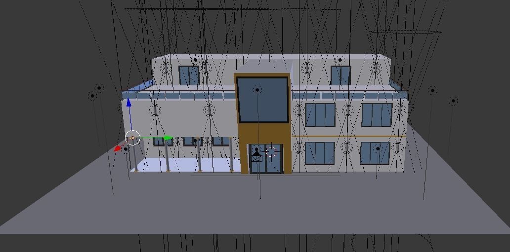 Futuristic Home 3D model_9