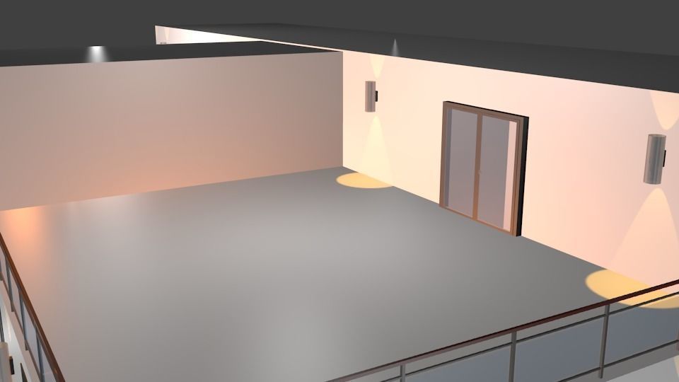 Futuristic Home 3D model_8