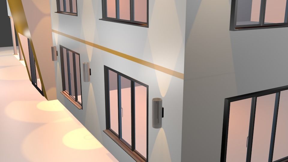 Futuristic Home 3D model_7