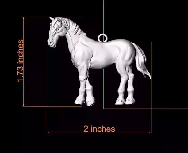 Horse pendant new