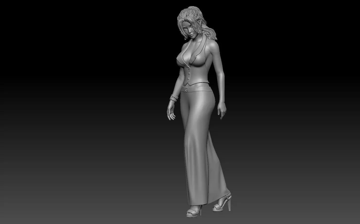helena walking 1 3D print model_0
