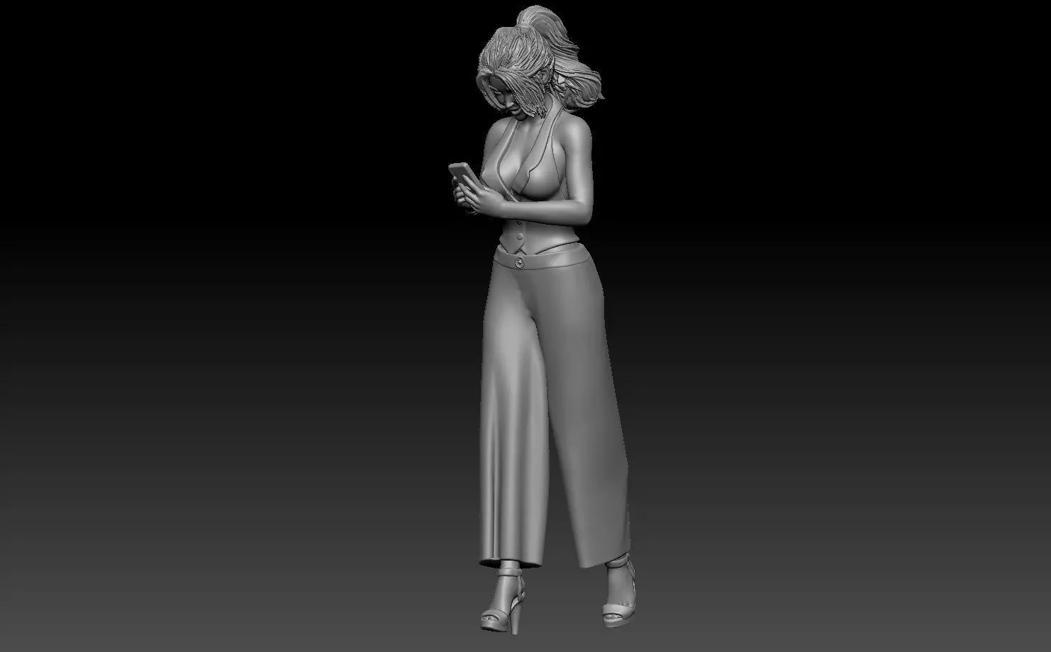 helena walking 2 3D print model_0