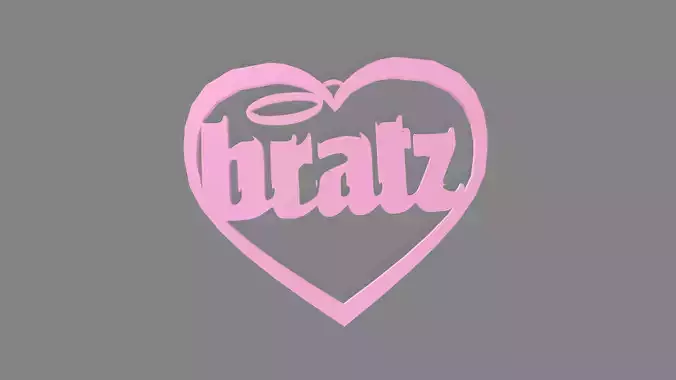 bratz earring heart