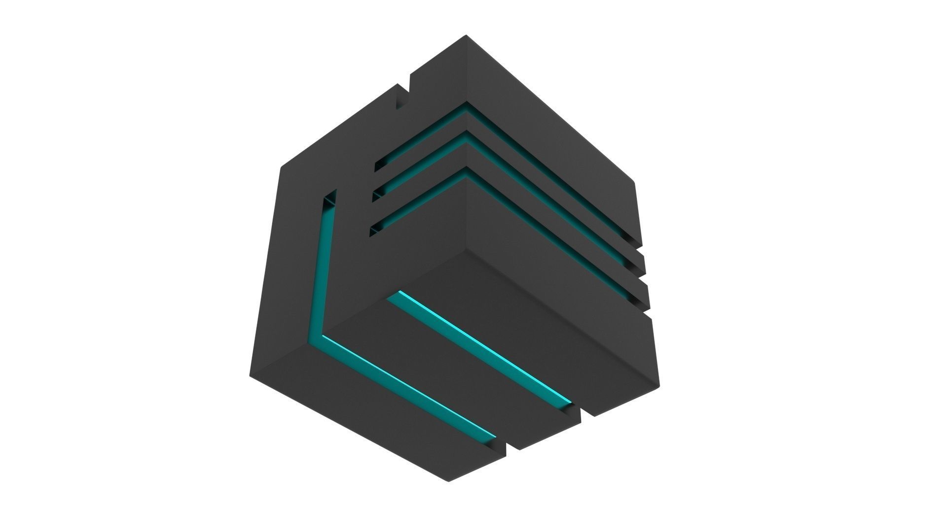 Dices Set 3D print model_12