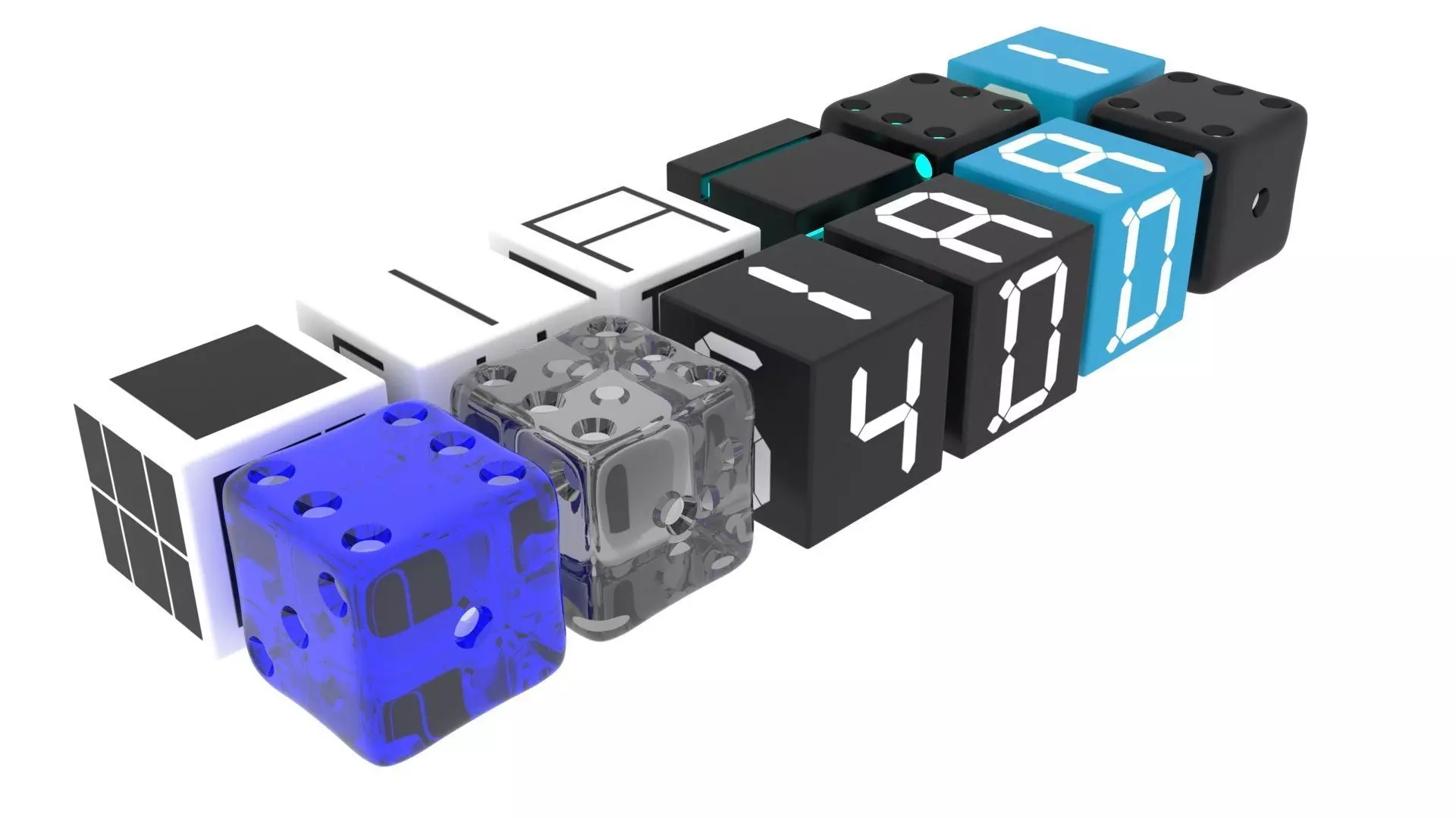 Dices Set 3D print model_0