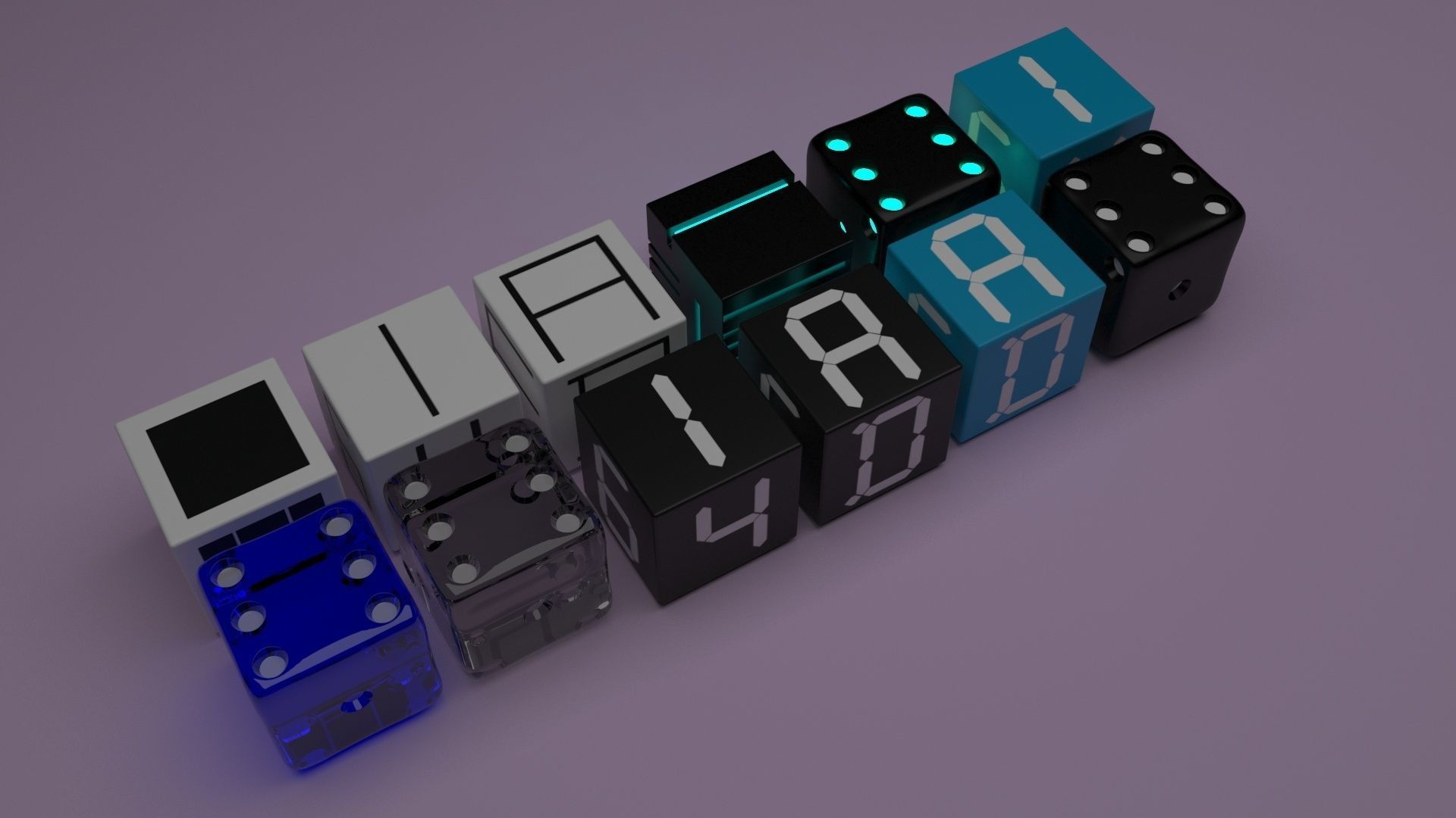 Dices Set 3D print model_44