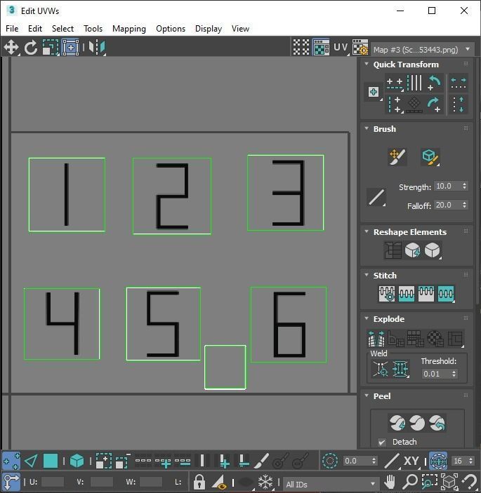 Dices Set 3D print model_50