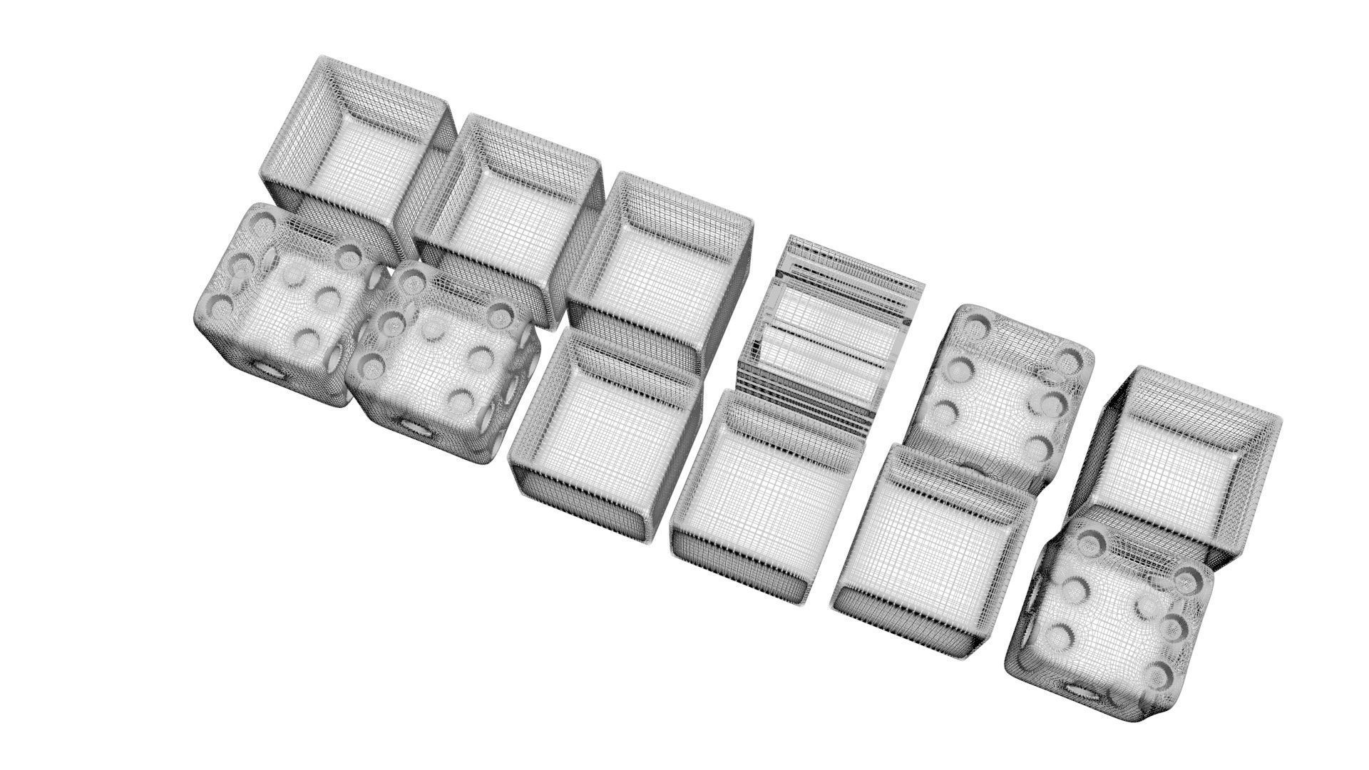 Dices Set 3D print model_31