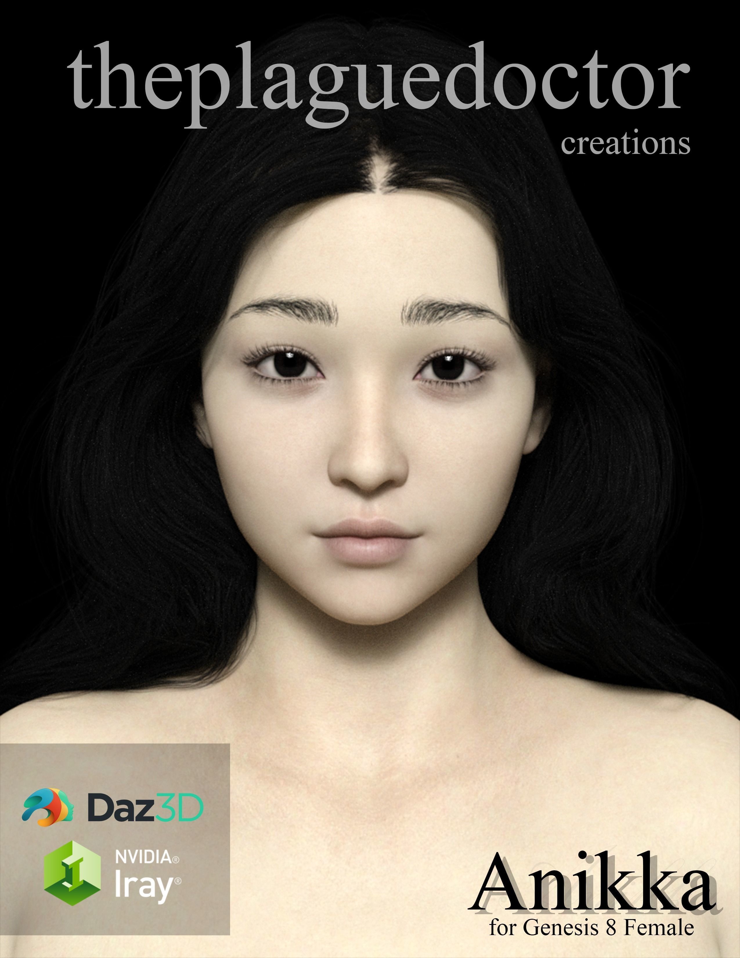 Anikka for Genesis 8 Female 3D model rigged | CGTrader