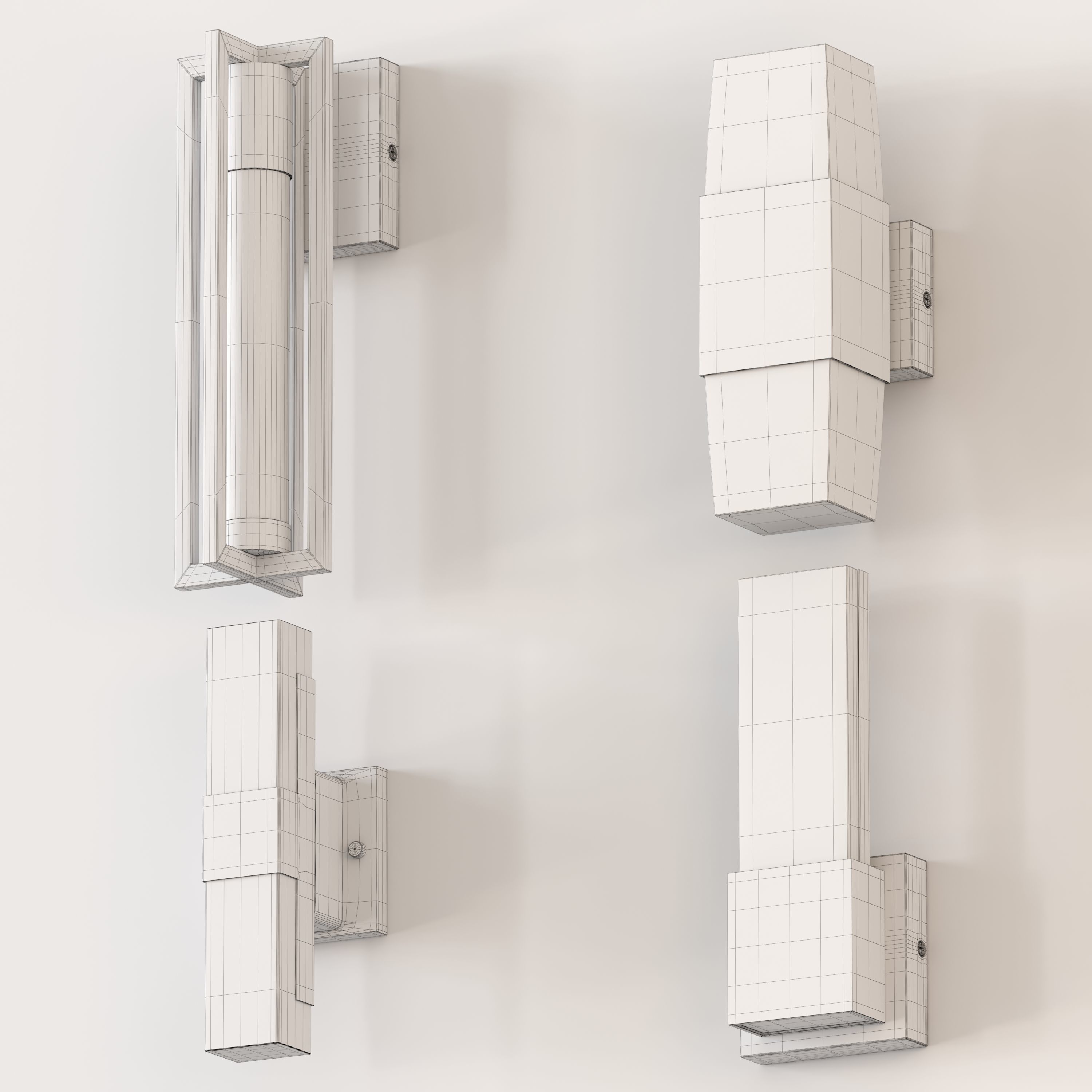 Lighting set of Artica 3D model_1