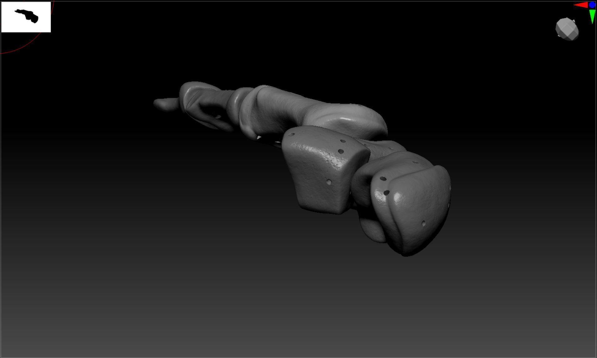 Wire attachment - 3D-Printing Skeletal System - PREVIEW Free 3D print model_9