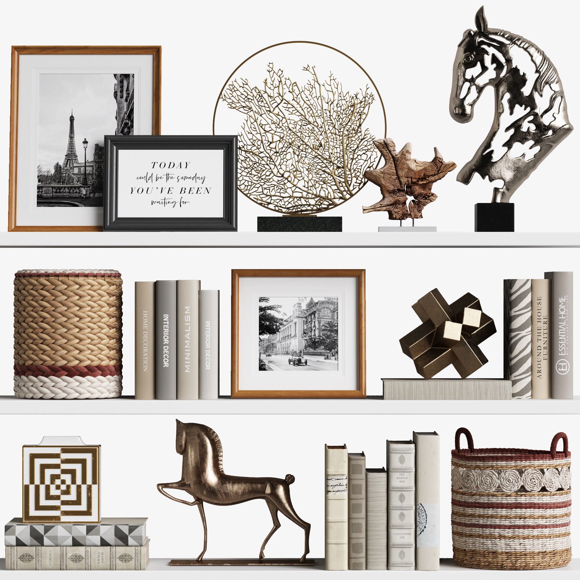 Decor Set 196 3D model_1