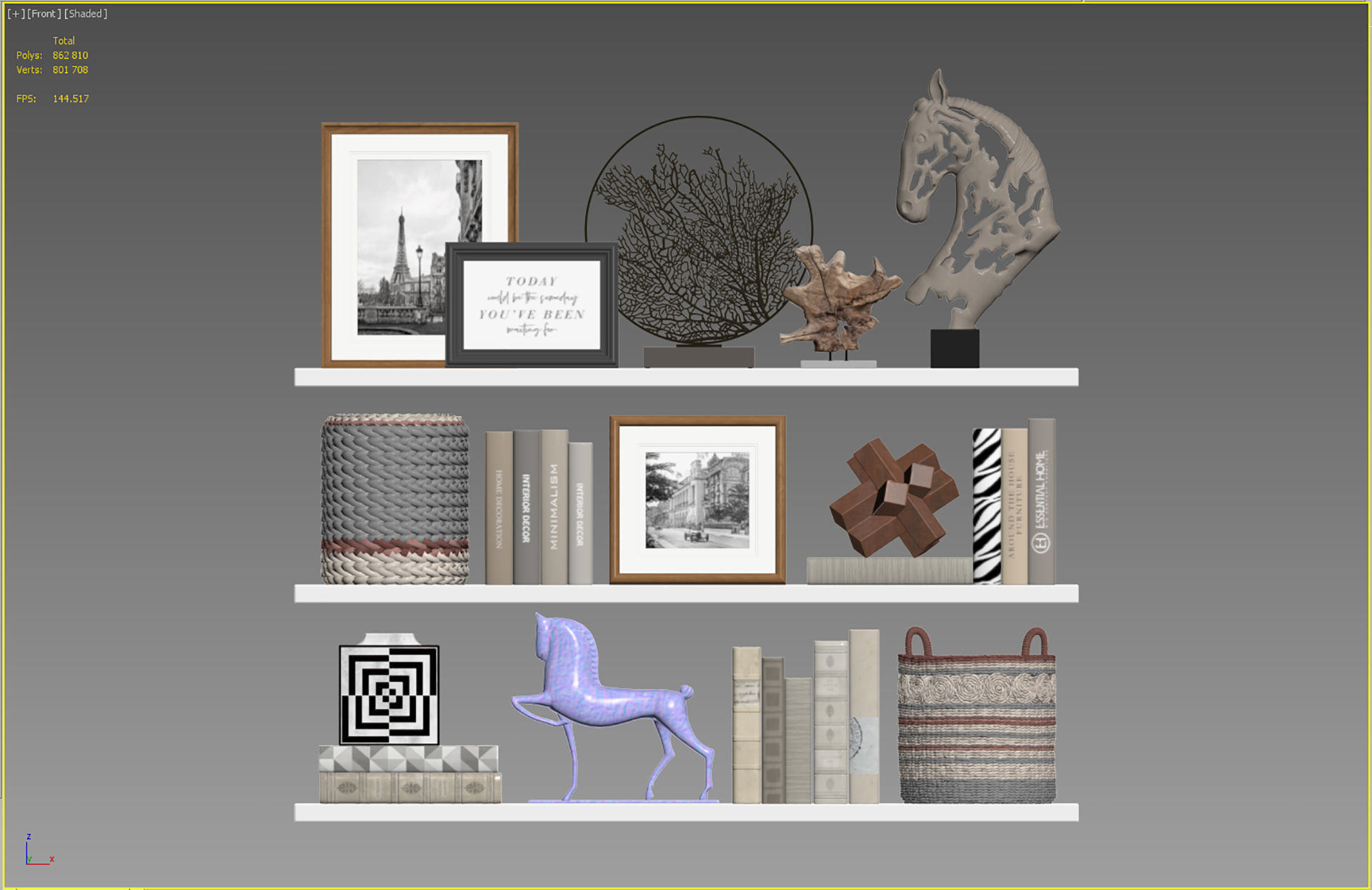 Decor Set 196 3D model_5