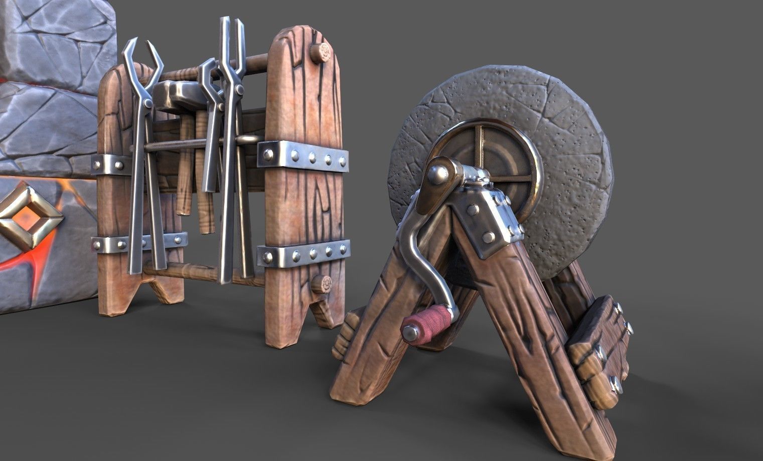 Fantasy Middle Earth Pack Low-poly 3D model_9