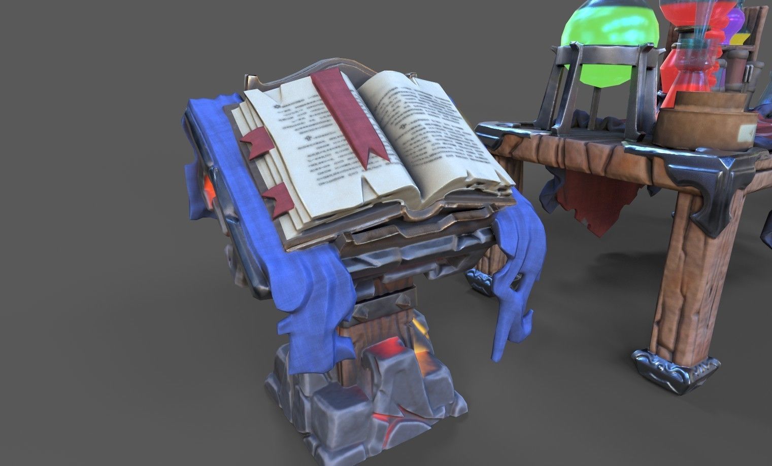 Fantasy Middle Earth Pack Low-poly 3D model_4