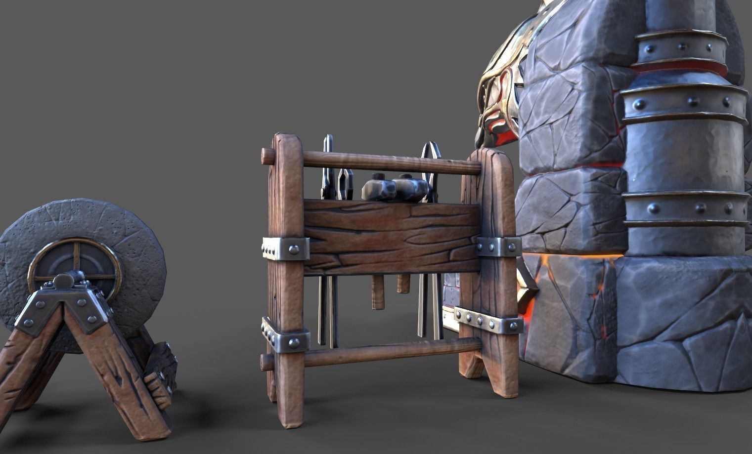 Fantasy Middle Earth Pack Low-poly 3D model_10