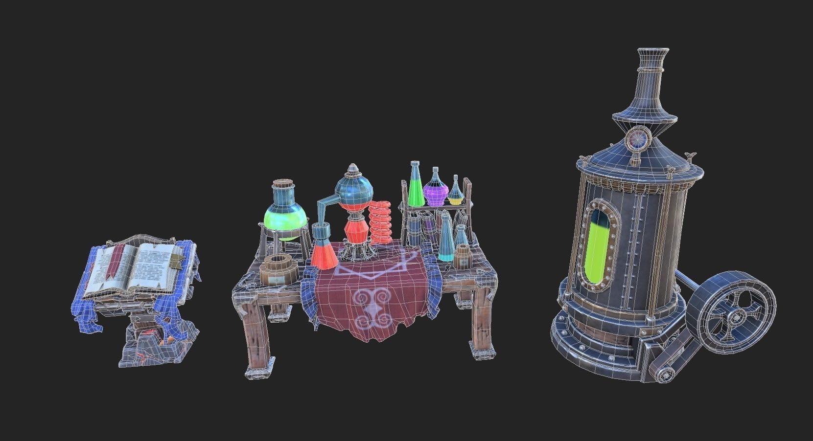 Fantasy Middle Earth Pack Low-poly 3D model_18