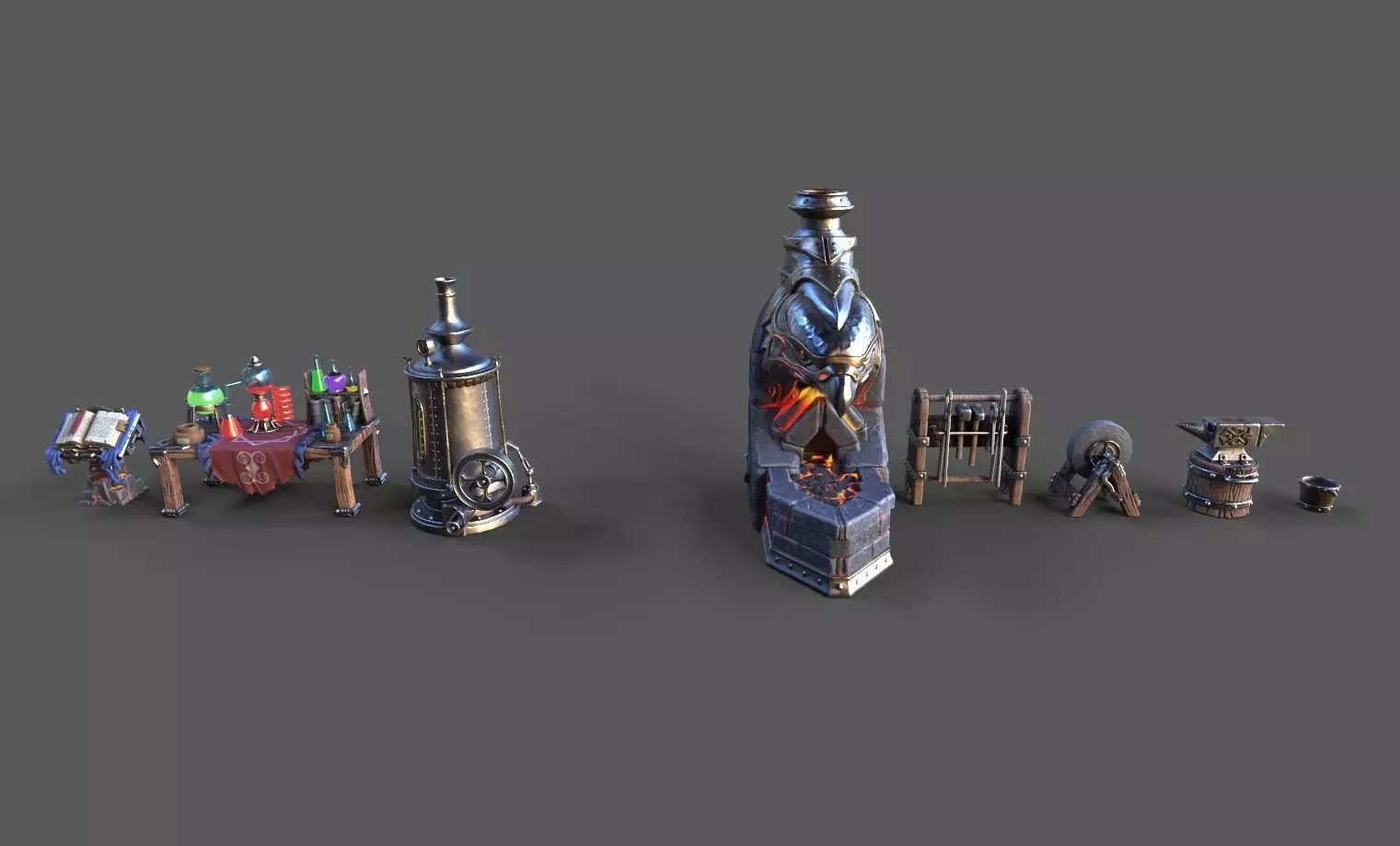 Fantasy Middle Earth Pack Low-poly 3D model_0