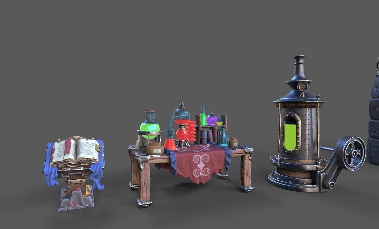 Fantasy Middle Earth Pack Low-poly 3D model_14