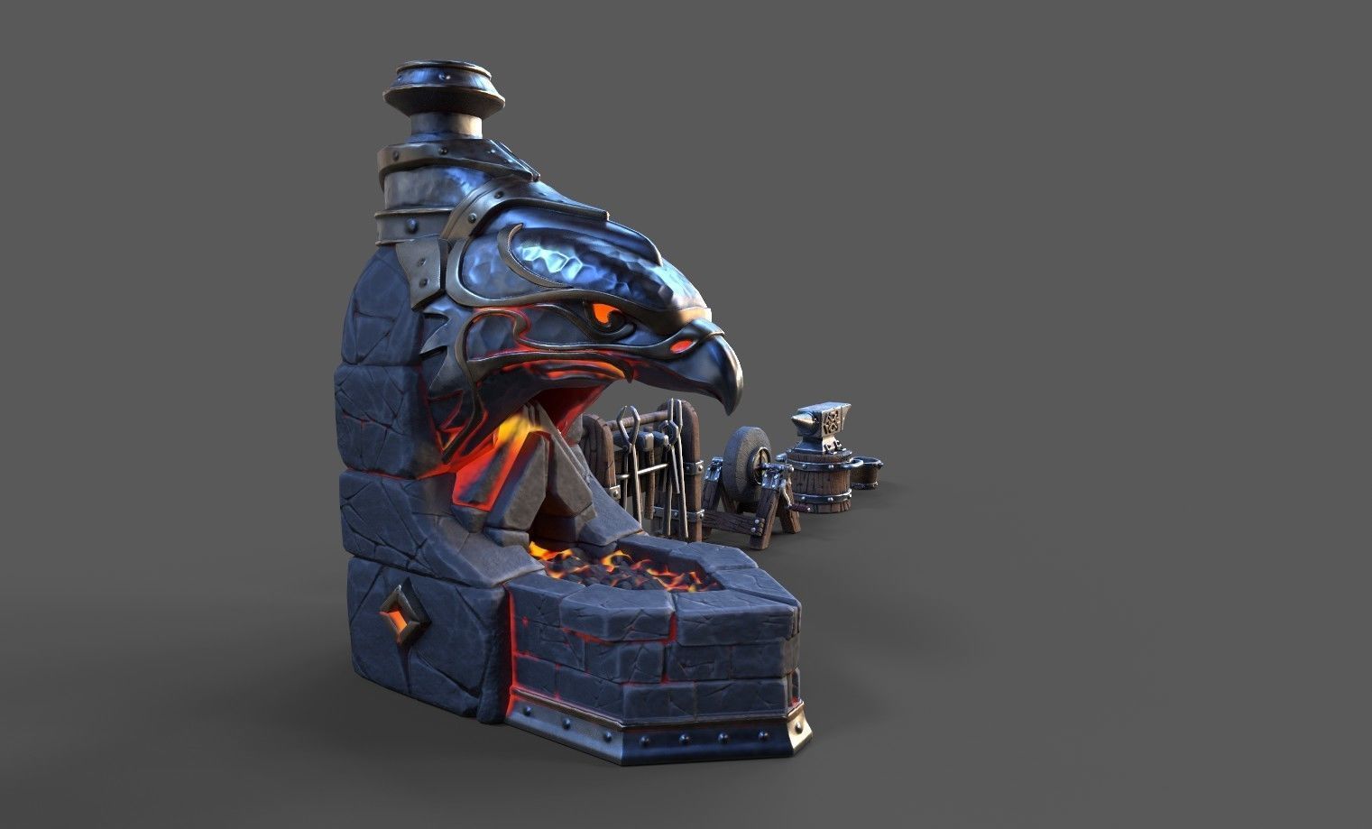 Fantasy Middle Earth Pack Low-poly 3D model_13