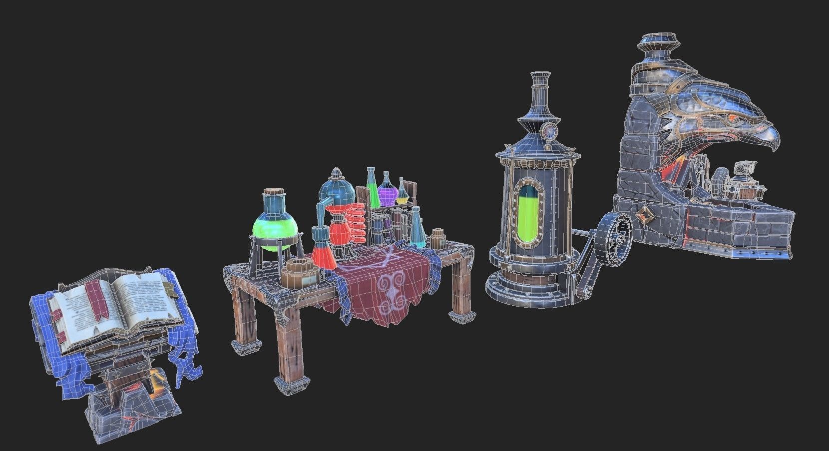 Fantasy Middle Earth Pack Low-poly 3D model_15