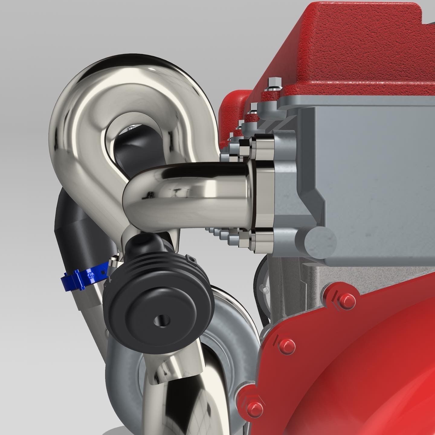 FJ20 FJ24 Engine Turbo n NA with gearbox N accessories 3D print model_2