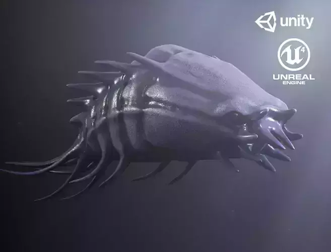 Sea creature1 - Game Ready Low-poly 3D model Low-poly 3D model Sea creature1 - Game Ready Low-poly 3D model Low-poly 3D model