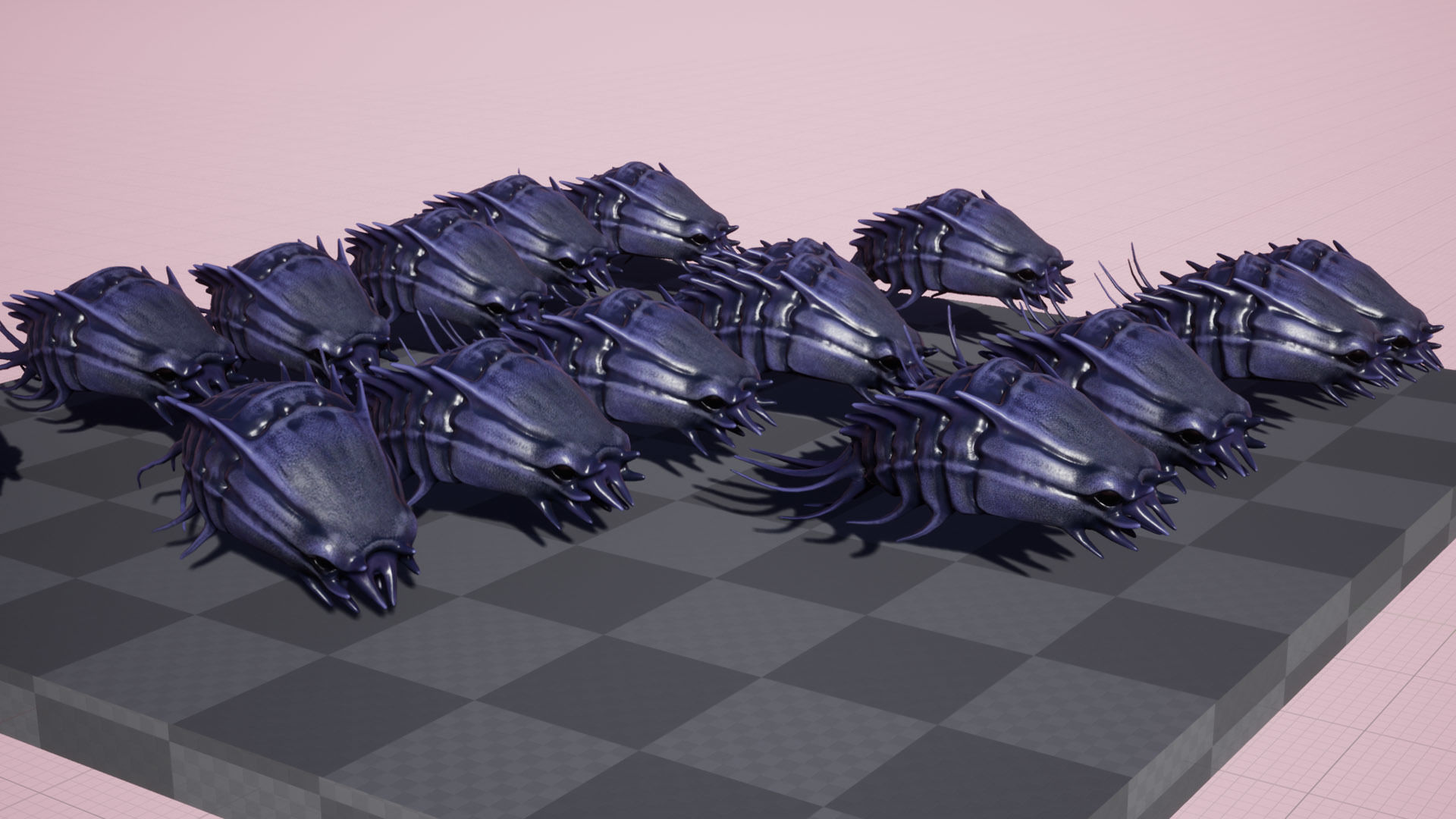 Sea creature1 - Game Ready Low-poly 3D model Low-poly 3D model_9