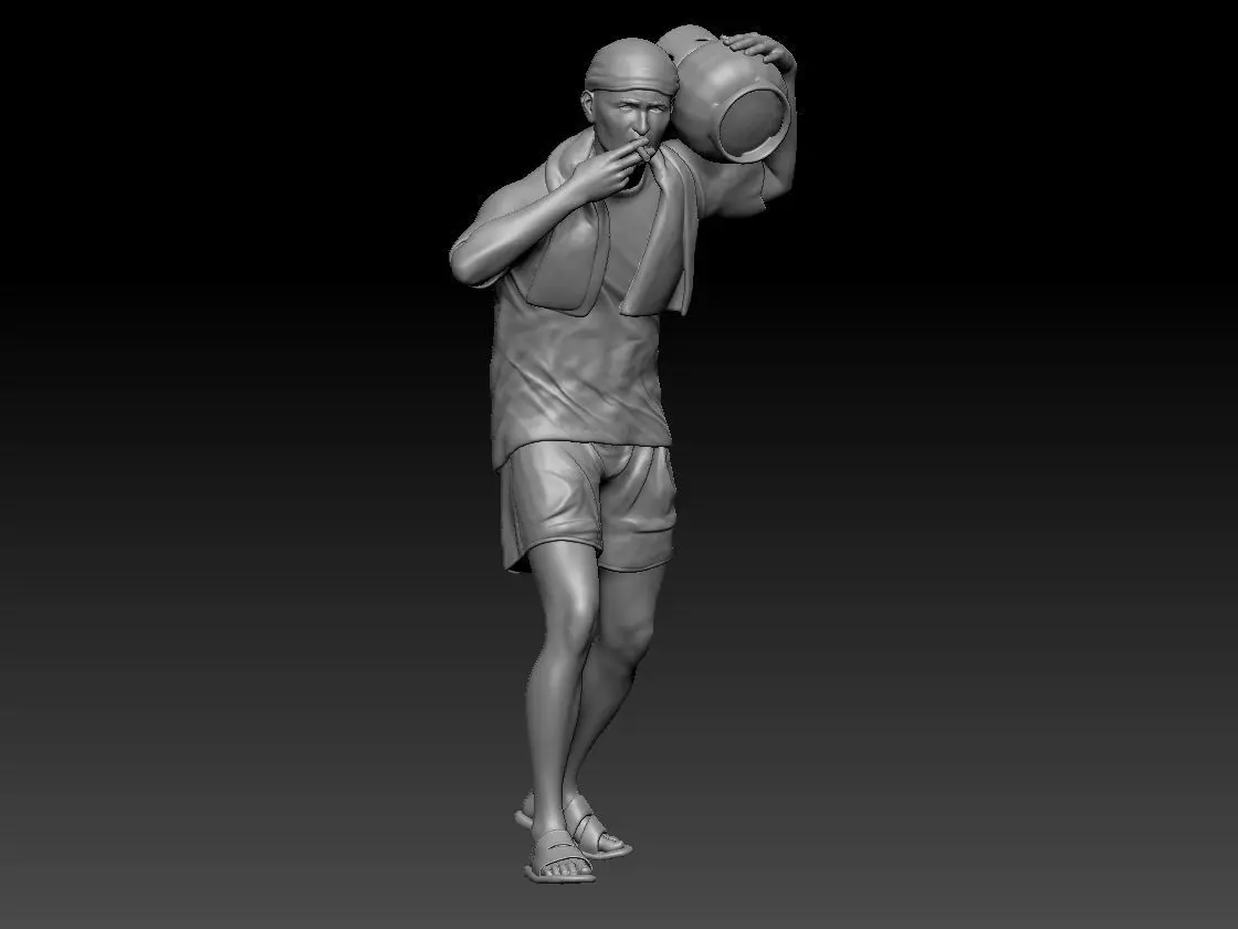 gas man pack 3D print model_0