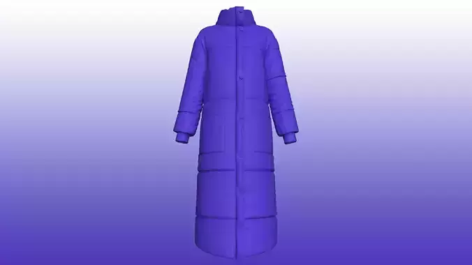 Women Original Long Puffer Coat 