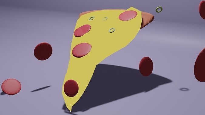 Pizza 3d model 3D model | CGTrader