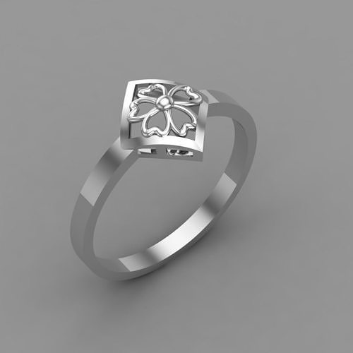 Traditional Ring Jewellery for Women 3D print model