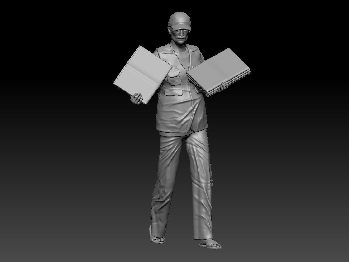 tukang koran pack 3D print model_1