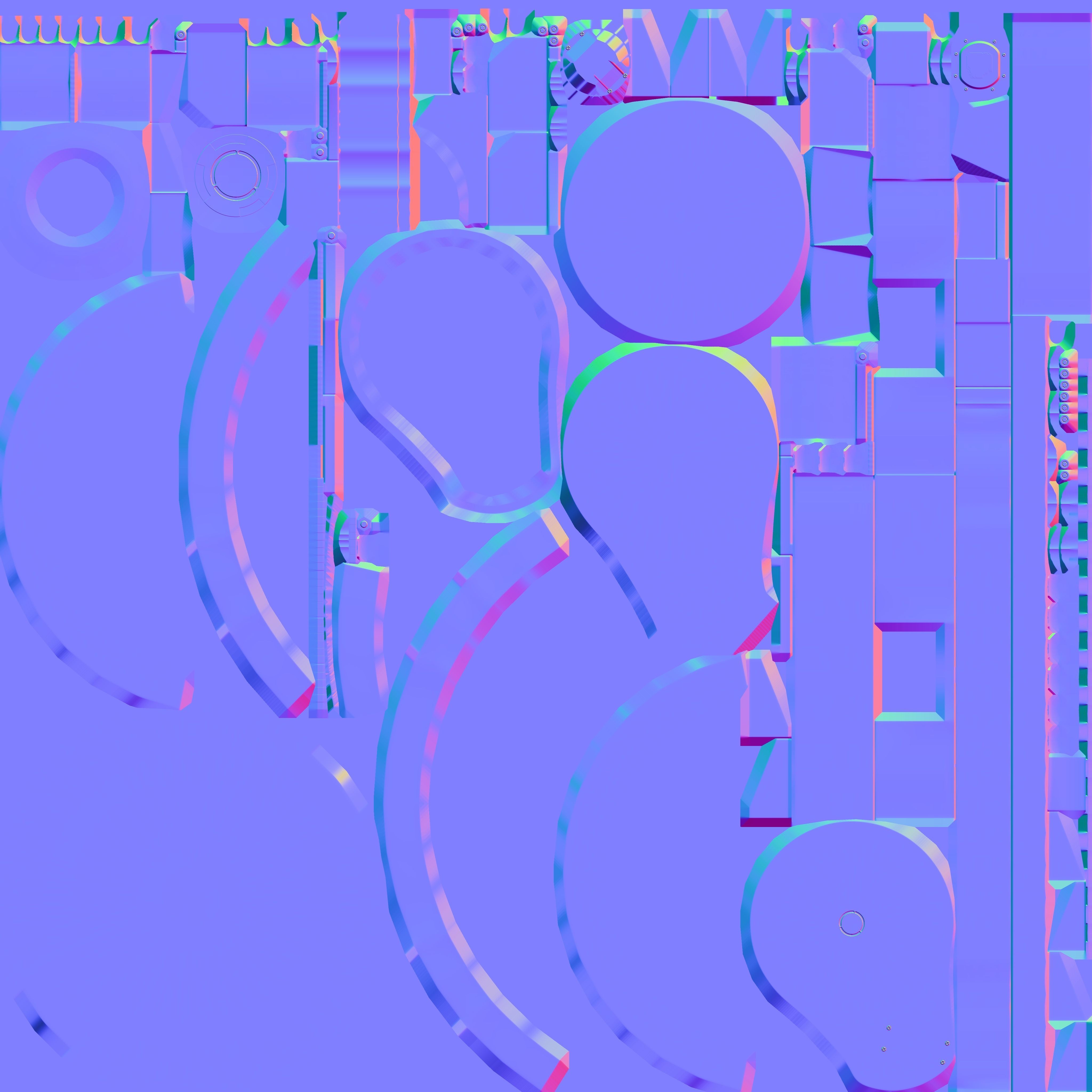 manipulator Low-poly 3D model_8