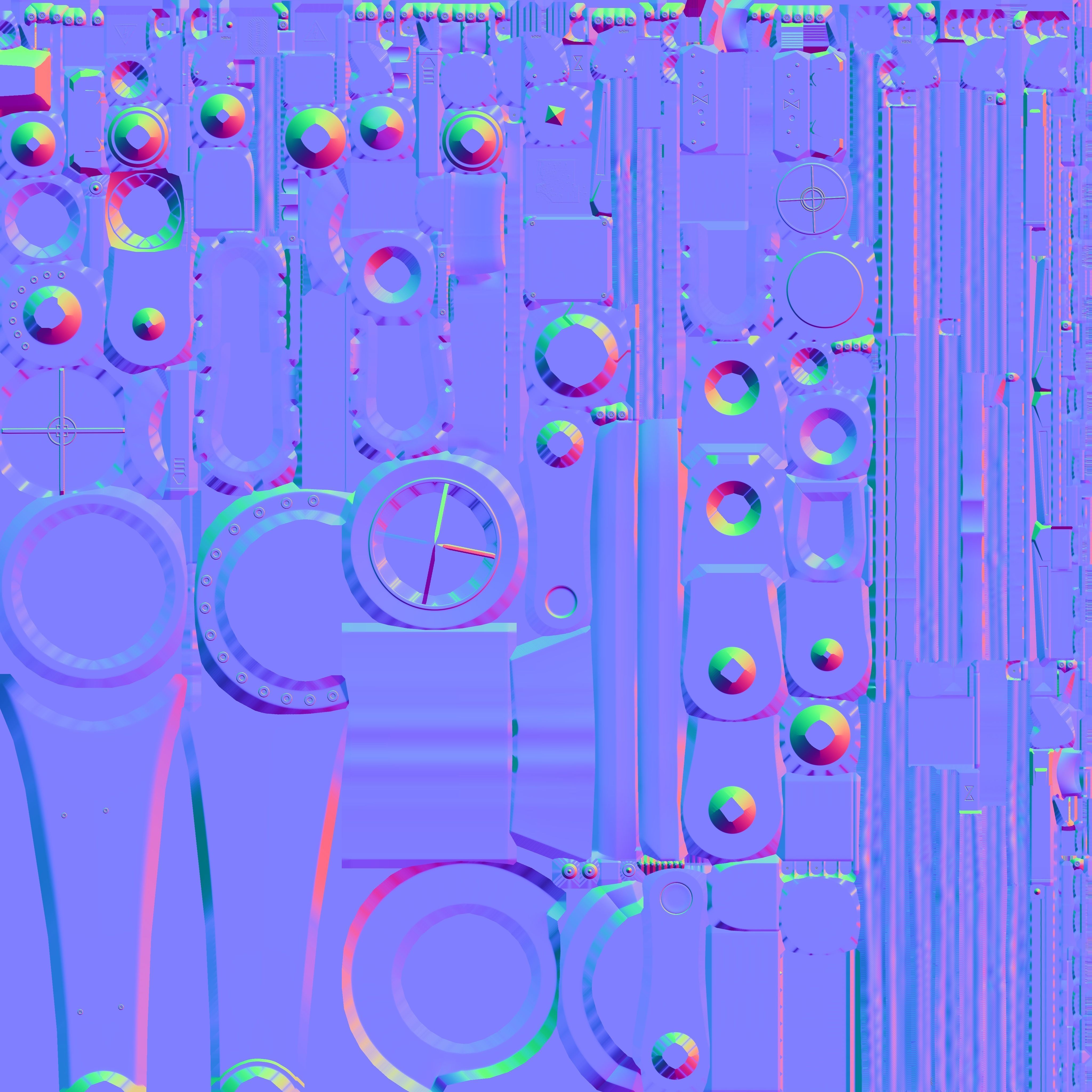 manipulator Low-poly 3D model_7