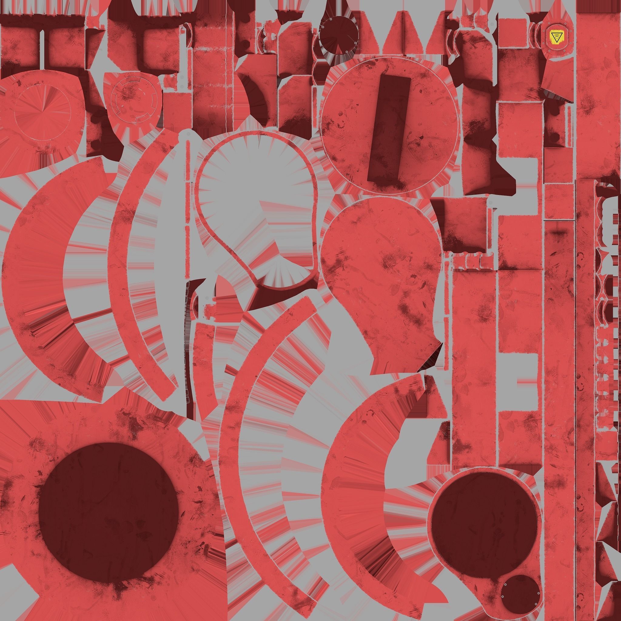 manipulator Low-poly 3D model_10