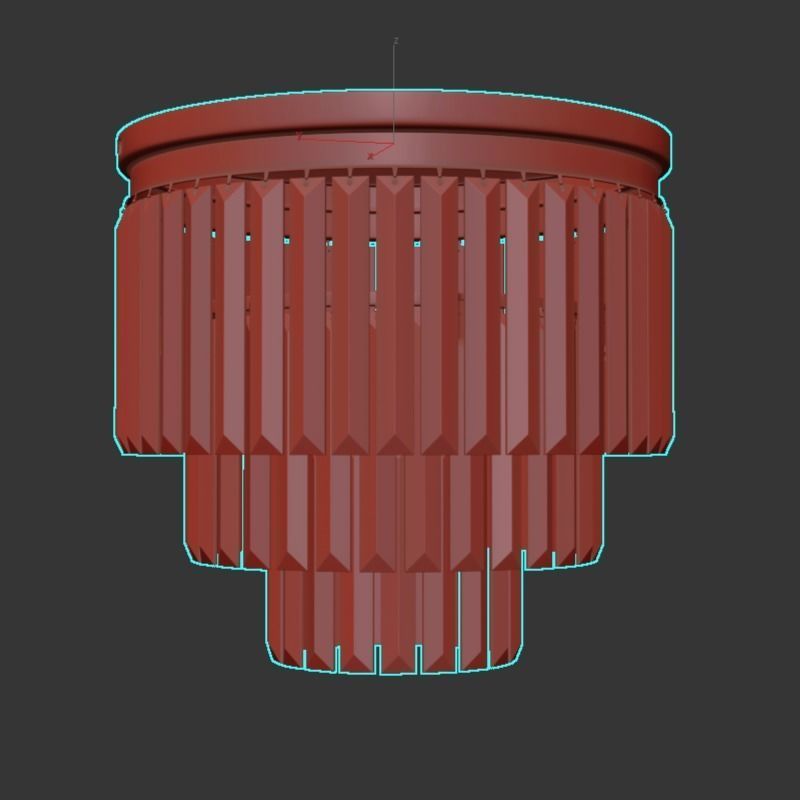 Leyland Flushmount 3D model_2