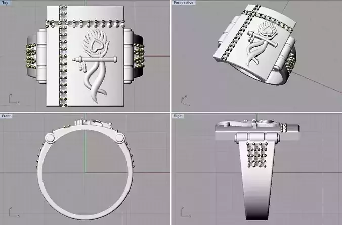 Ring Gold and Sliver