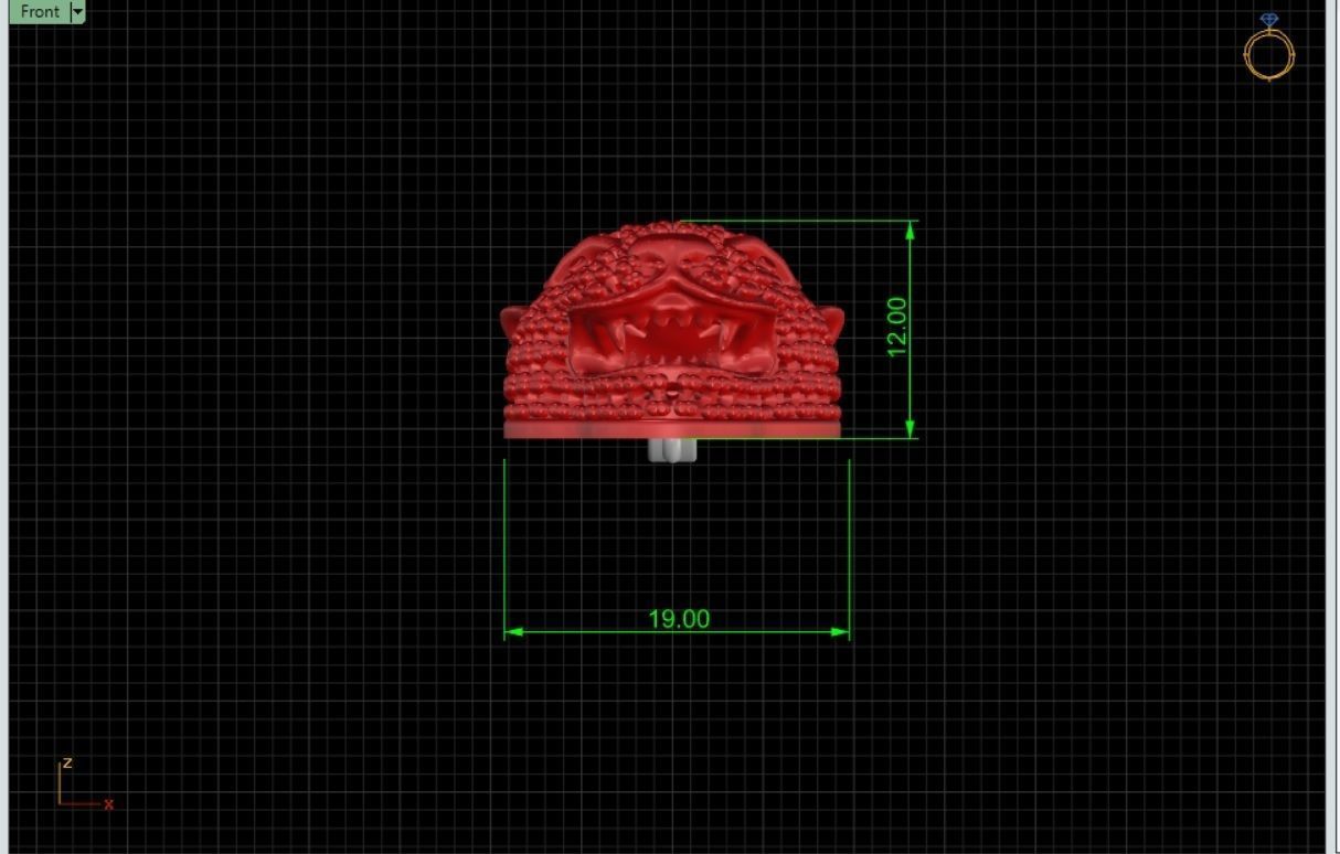 Panther head 3D print model_1