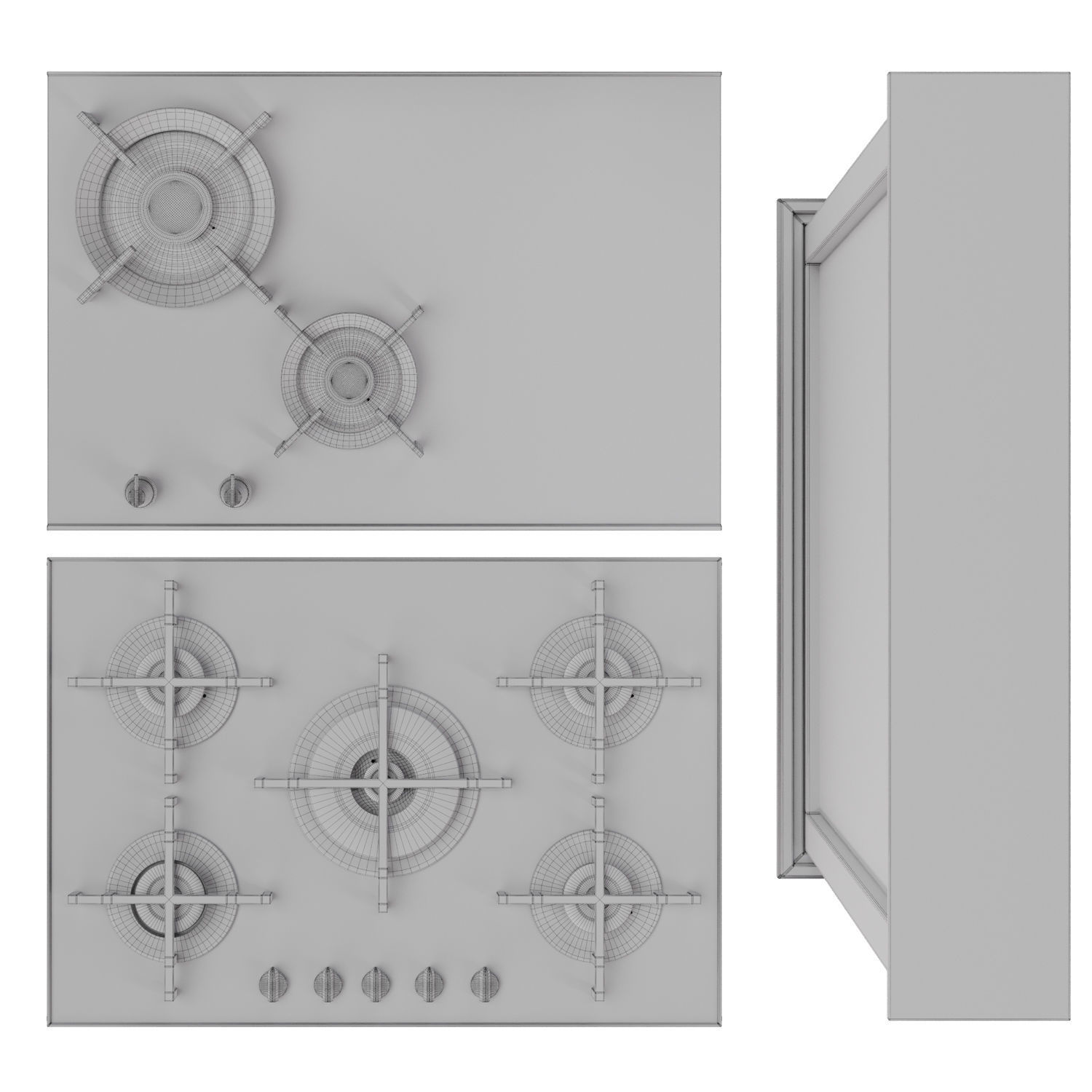 SMEG cooking appliances 3D model_9